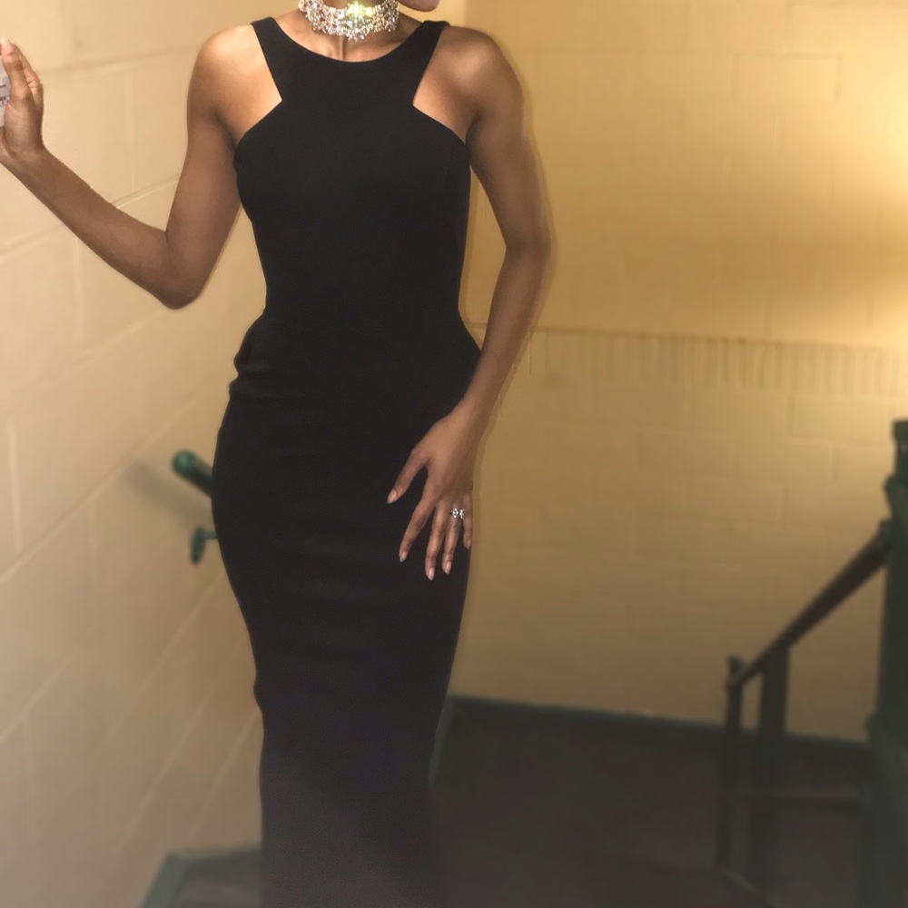 Black formal dress